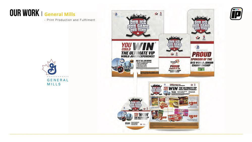 Group of images showcasing the work done for a client.